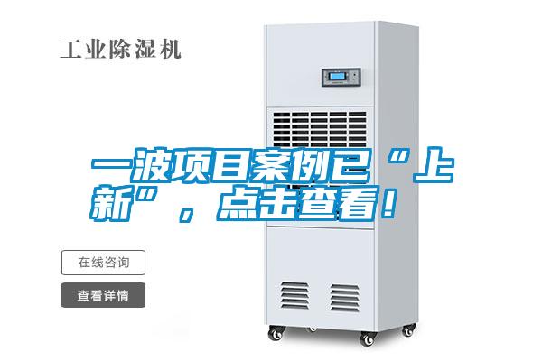 一波項(xiàng)目案例已“上新”，點(diǎn)擊查看！