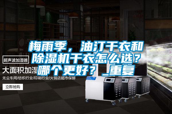 梅雨季，油汀干衣和除濕機(jī)干衣怎么選？哪個更好？_重復(fù)