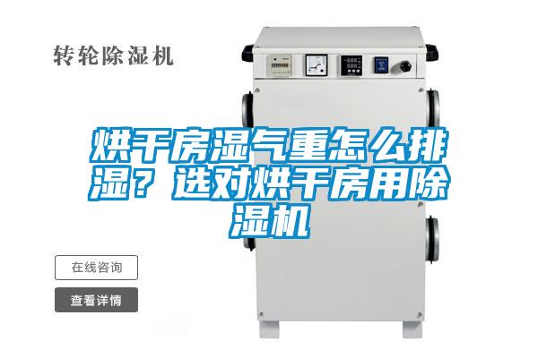 烘干房濕氣重怎么排濕？選對烘干房用除濕機